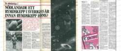 en gammal tidningsartikel om utomjordingar