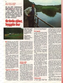 en gammal tidningsartikel om pollenkungen
