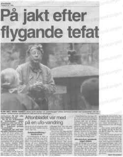 en gammal tidningsartikel om utomjordingar i aftonbladet