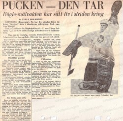 en gammal tidningsartikel om tom haugh