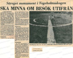 en gammal tidningsartikel om utomjordingar